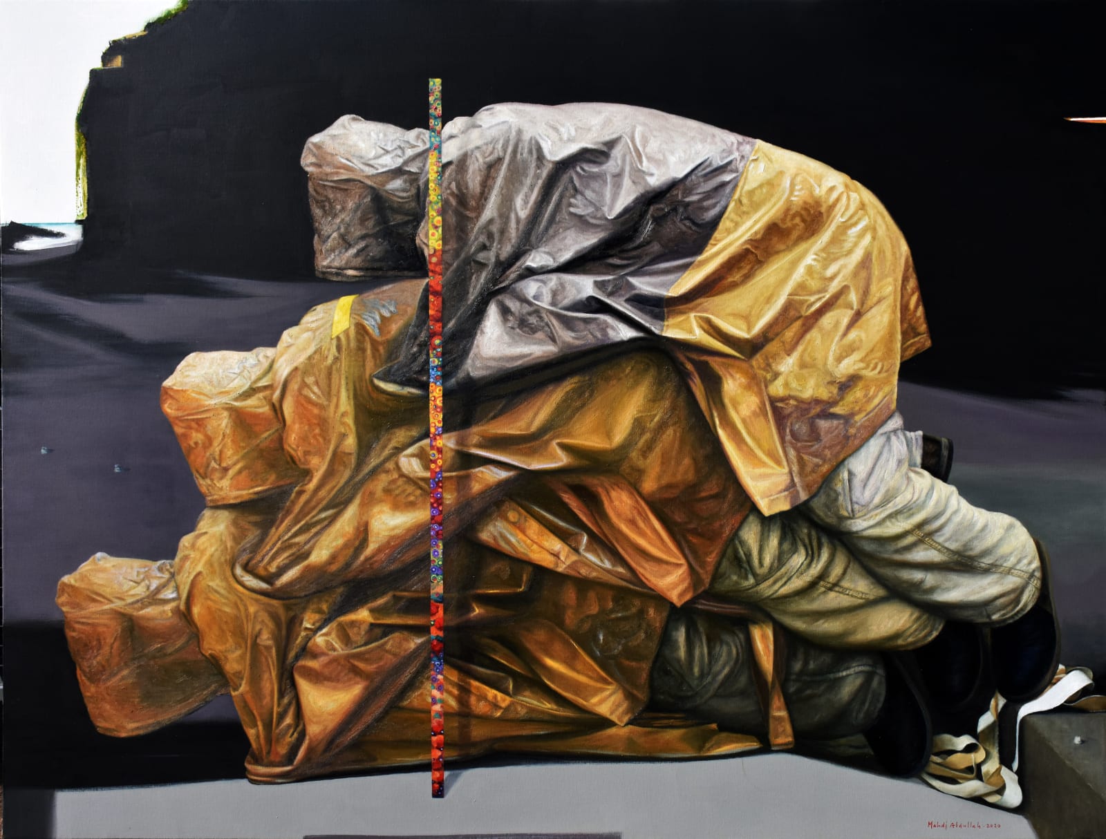 Mahdi Abdullah, Menumpuk dan Tumpang Tindih (Piled Up and Overlap), 2020