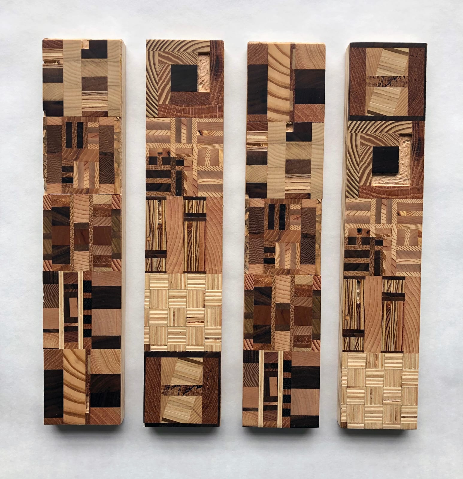 Ato Ribeiro, Untitled (Wooden Kente Quilt 33), 2021