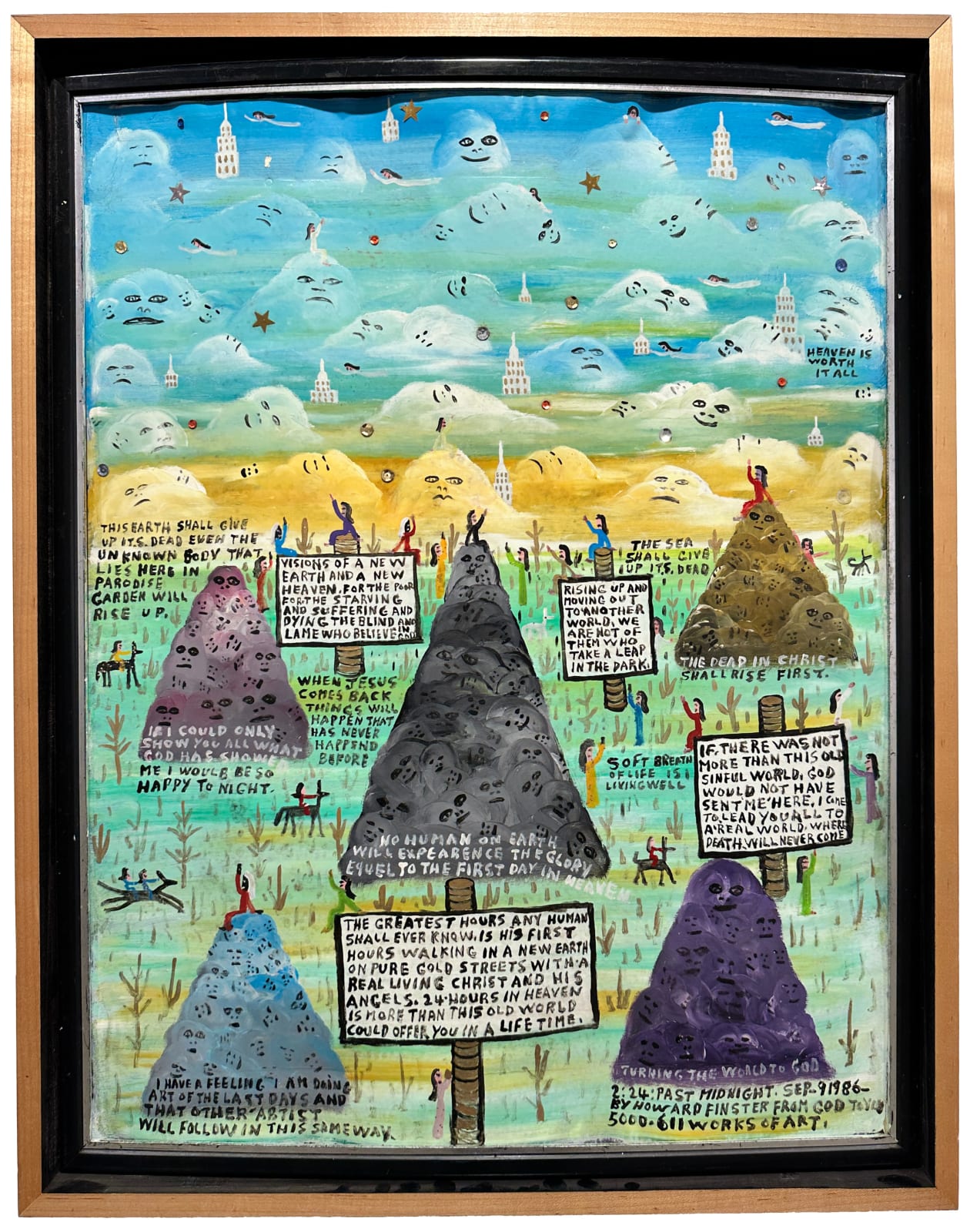 Howard Finster, Visions of a New Earth, 1986