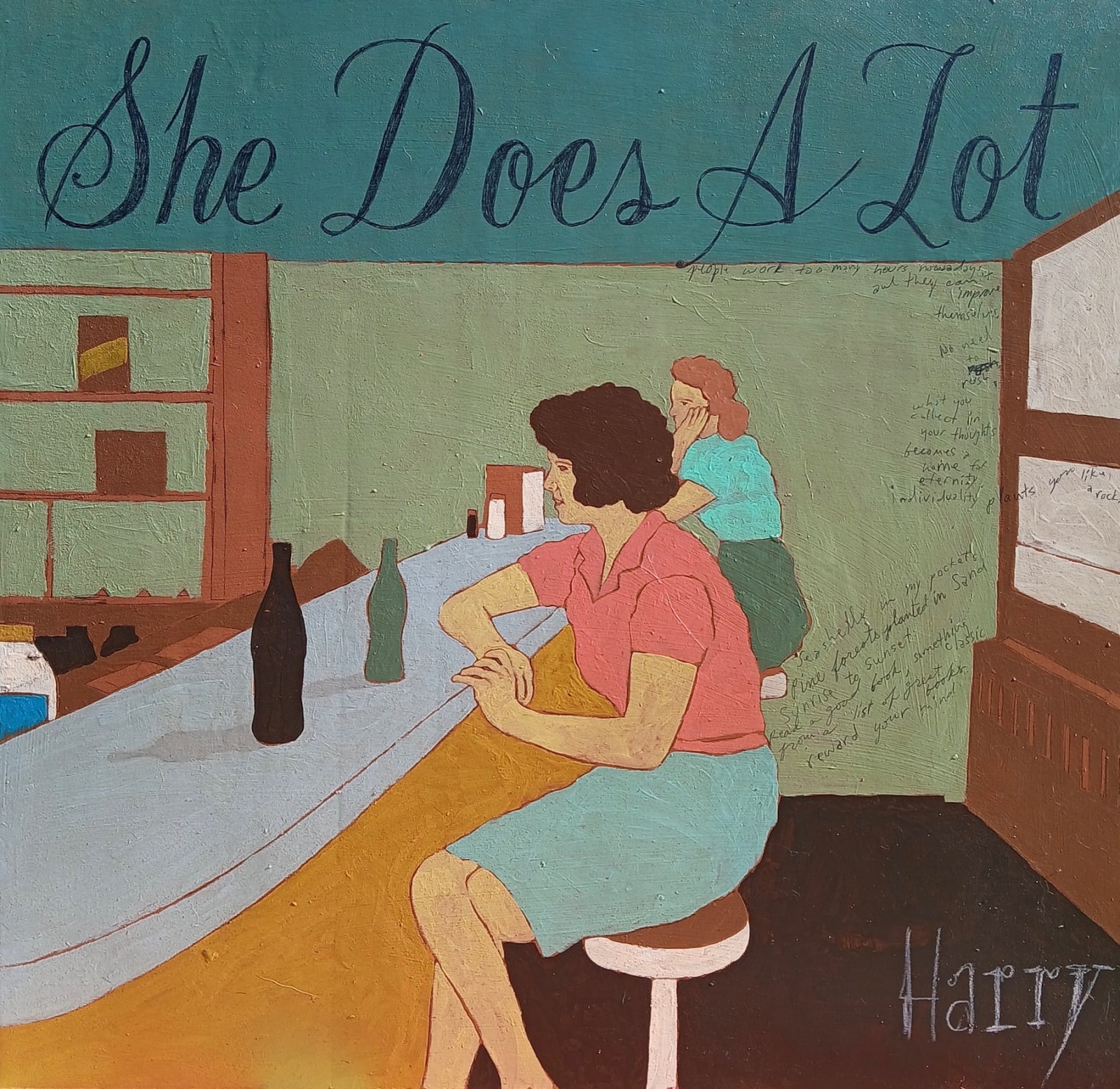 Harry Underwood, She Does a Lot, 2025