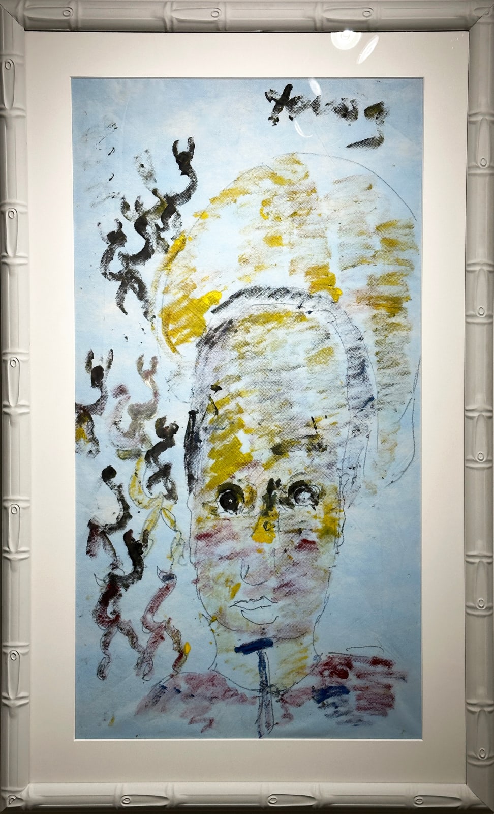 Purvis Young, untitled (jazz musician), c. 1995