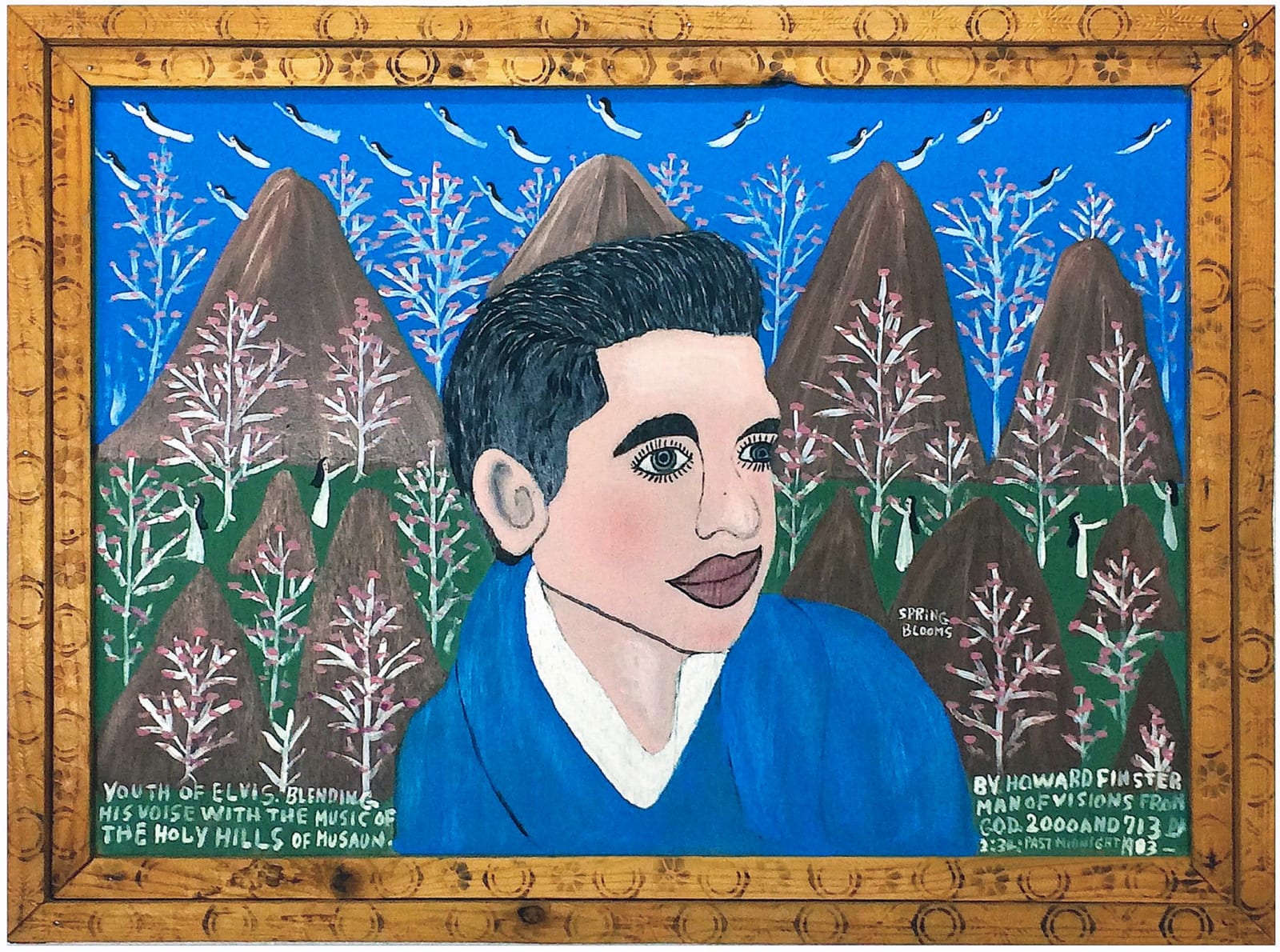 Howard Finster, Youth of Elvis, 1983