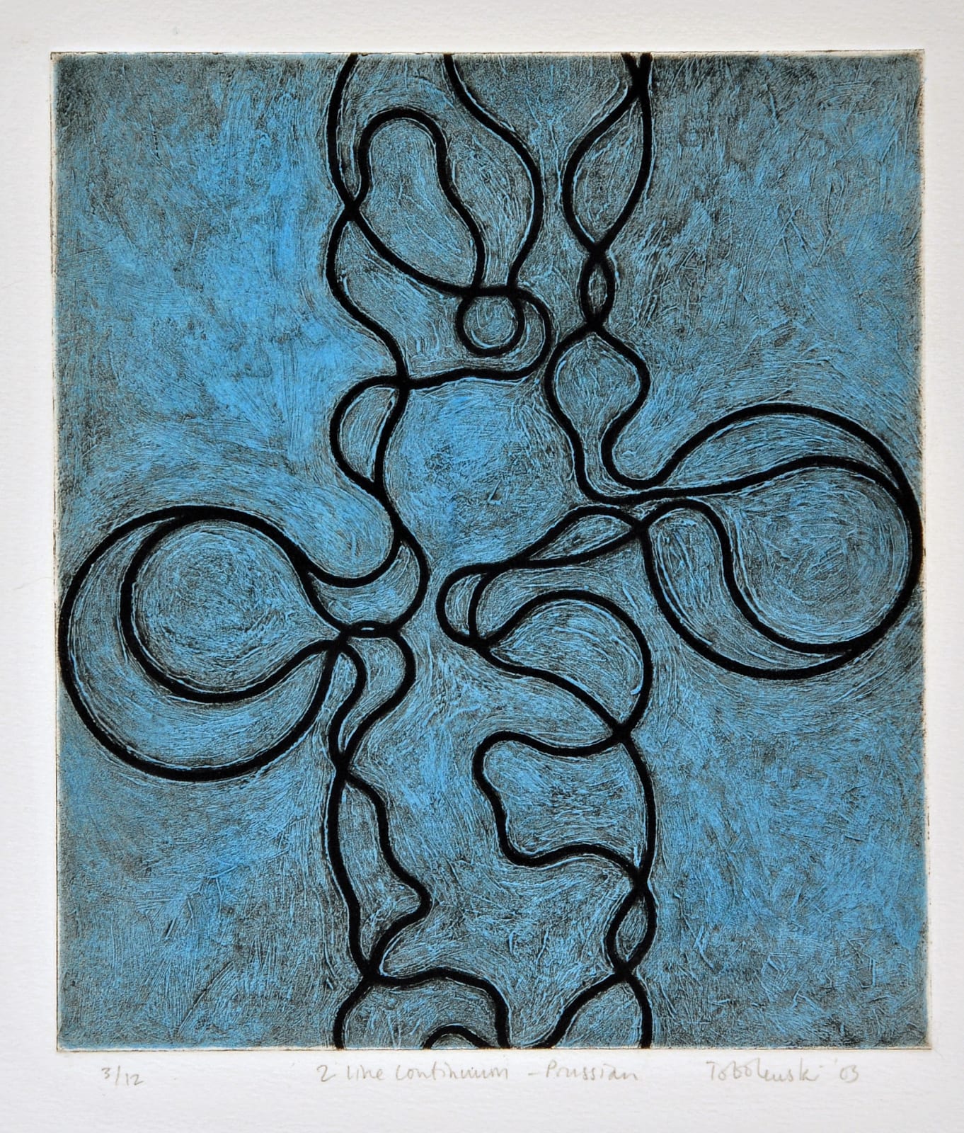 Marek Tobolewski, 2 Line Continuum - Prussian, 2003