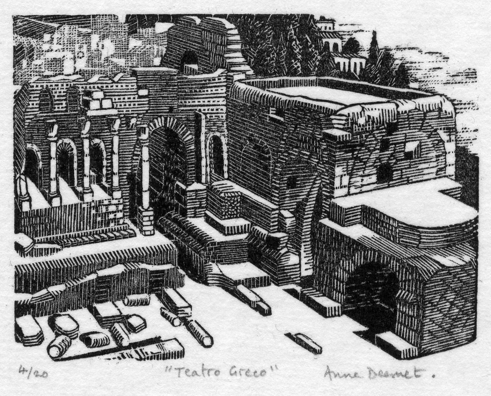 Anne Desmet RA, Teatro Greco