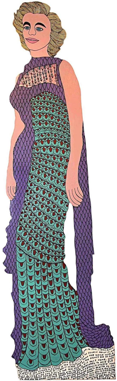 Howard Finster, Marilyn Monroe, 1990