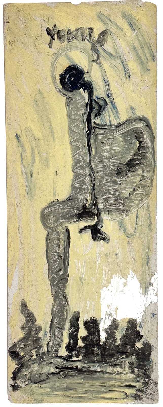 Purvis Young, untitled (pregnant woman)