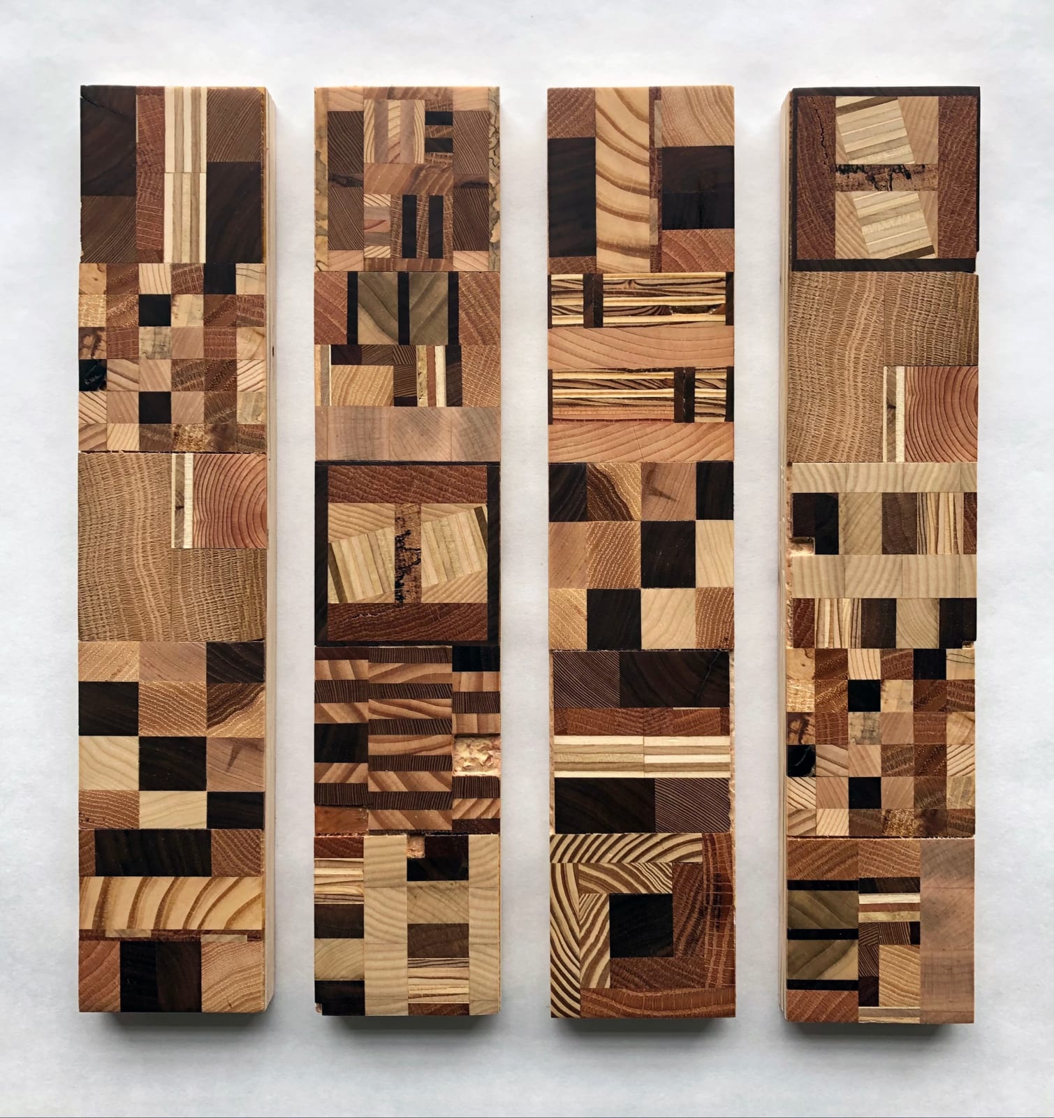 Ato Ribeiro, Untitled (Wooden Kente Quilt 32), 2021