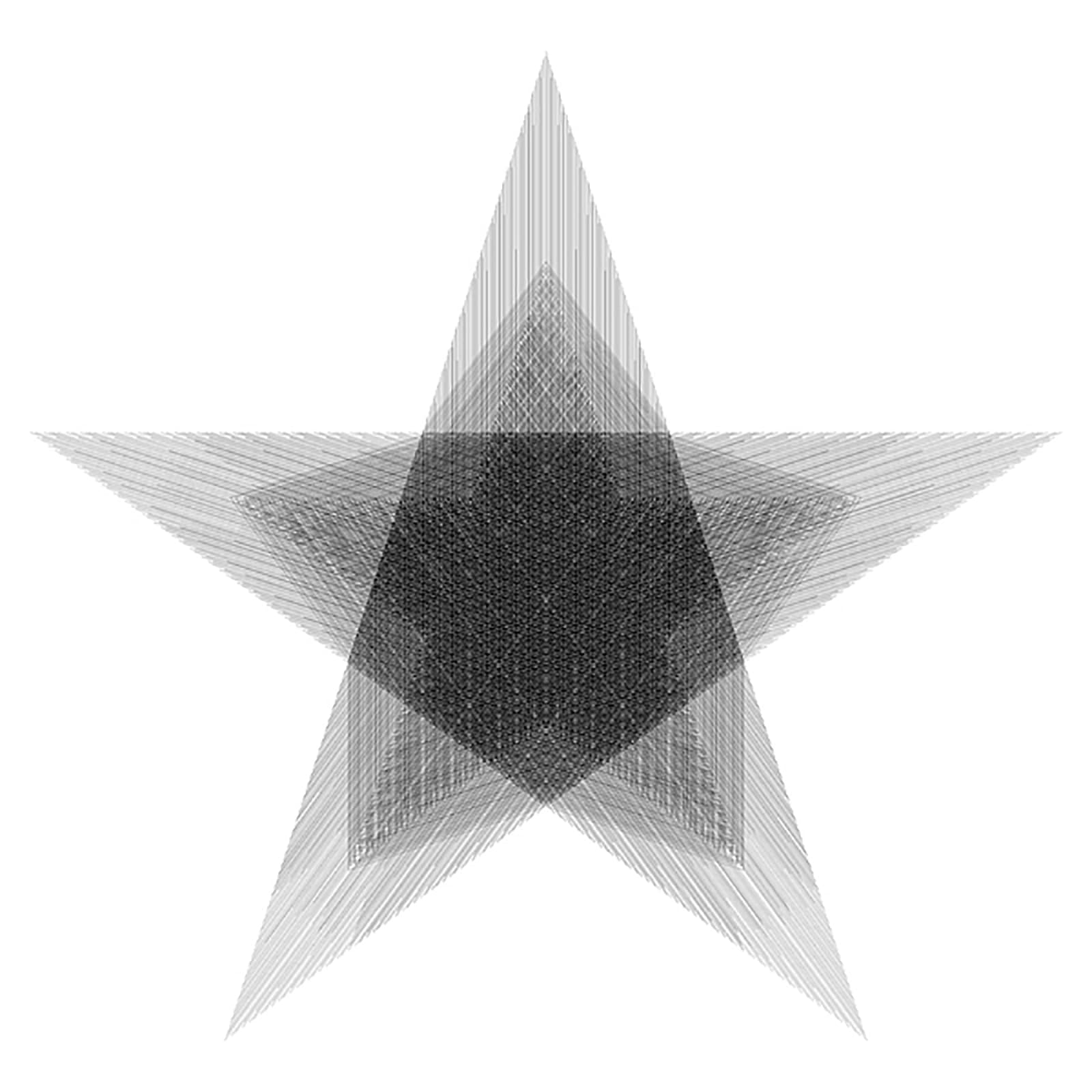 John Miller, Ternary Tree Star (version 1.618), 2012