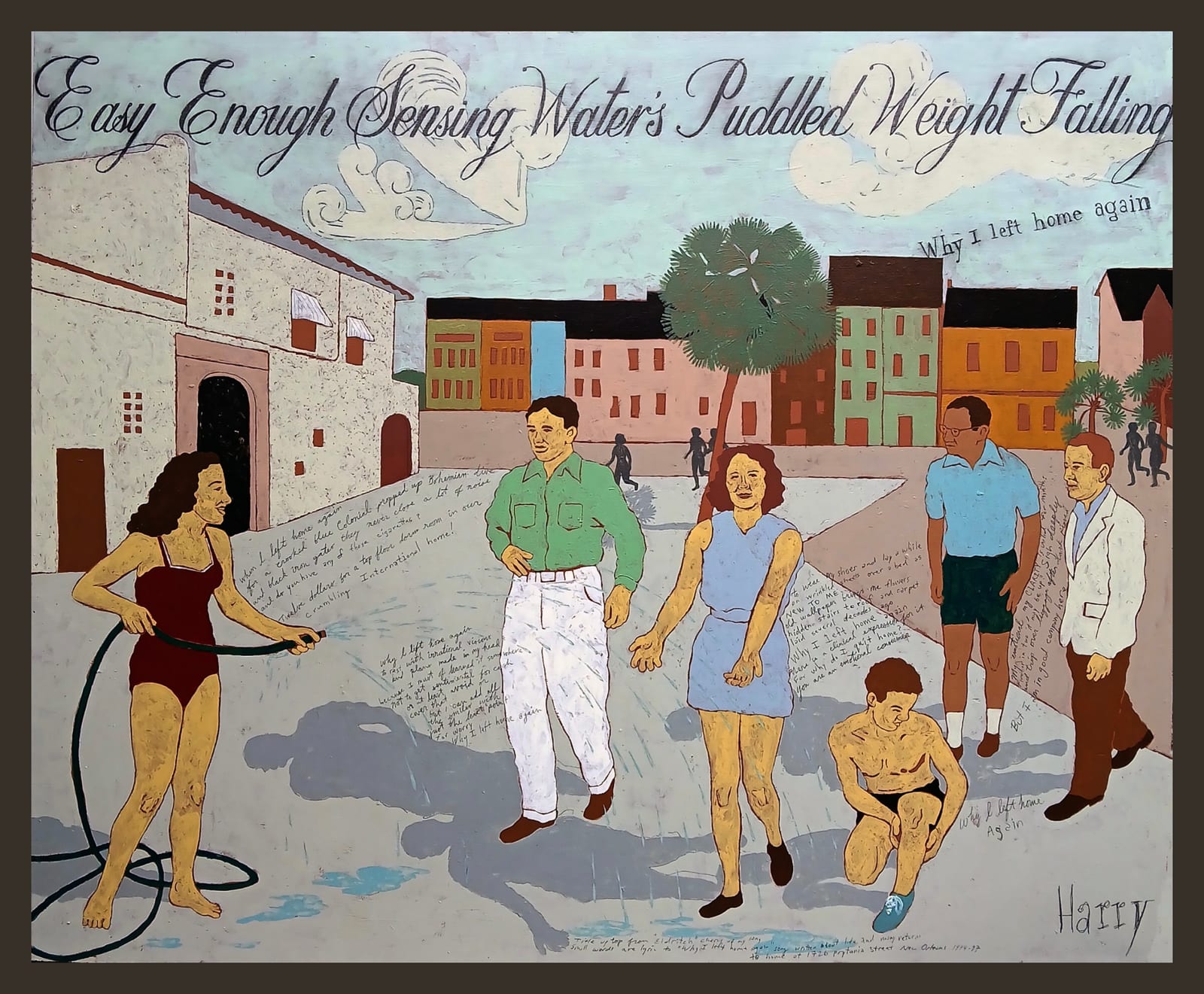 Harry Underwood, Easy Enough Sensing Water's Puddled Weight Falling, 2024