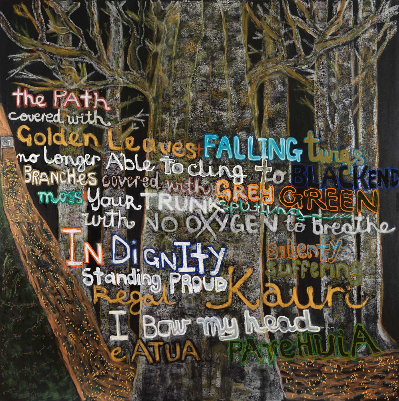Emily Karaka, I Bow My Head, 2021