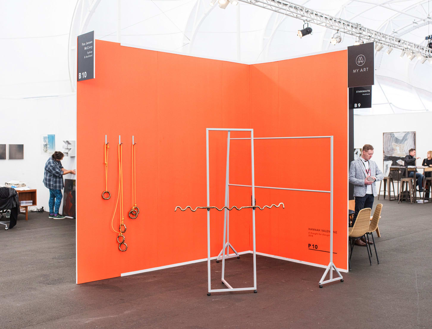 Hannah Valentine, A thought for disruption (installation view), Projects 2018, Auckland Art Fair, Tāmaki Makaurau Auckland, 2018