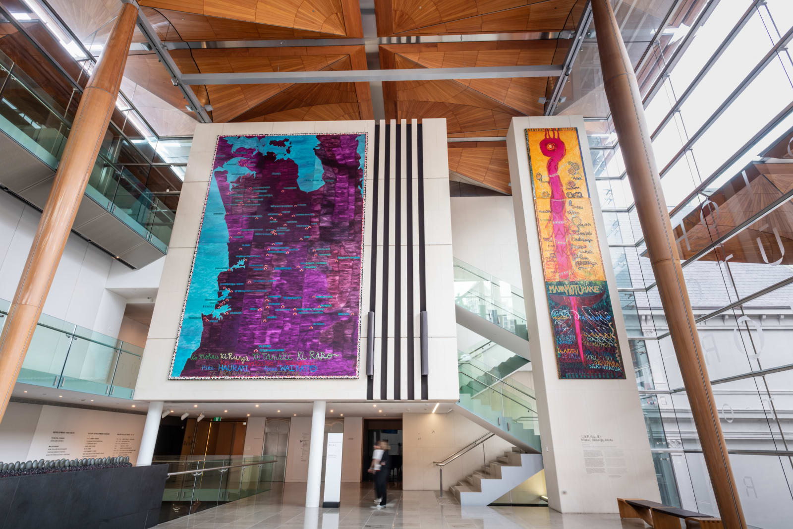 Emily Karaka, CULTURAL ID; Marae, Maunga, Motu (installation view), 2020