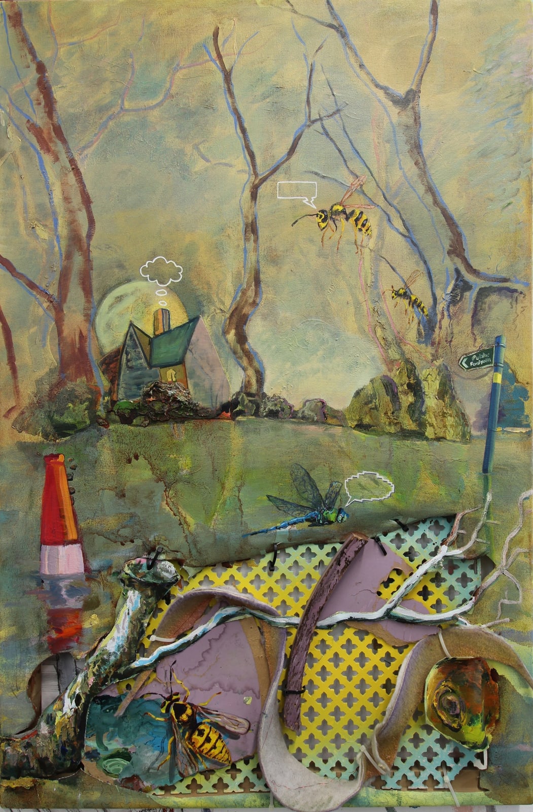 Paul Newman, Woodland Painting, 2021