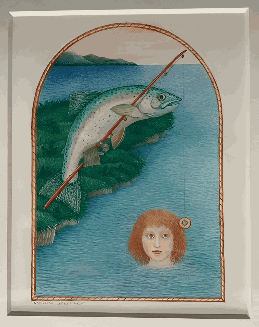 Monika Beisner, Fisherman Trout, 1986