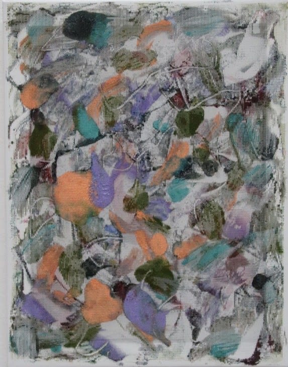 Rebecca Meanley, Untitled (peach-lilac) , 2024