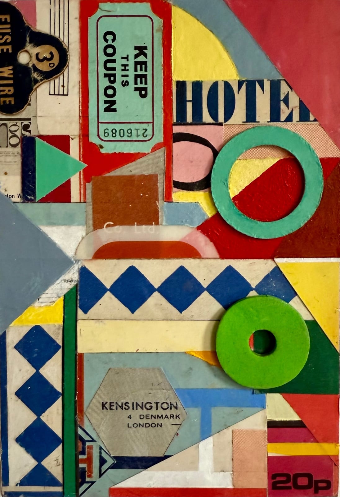 Laurence Noga, Keep the Coupon (Double Green Floating Red) , 2025