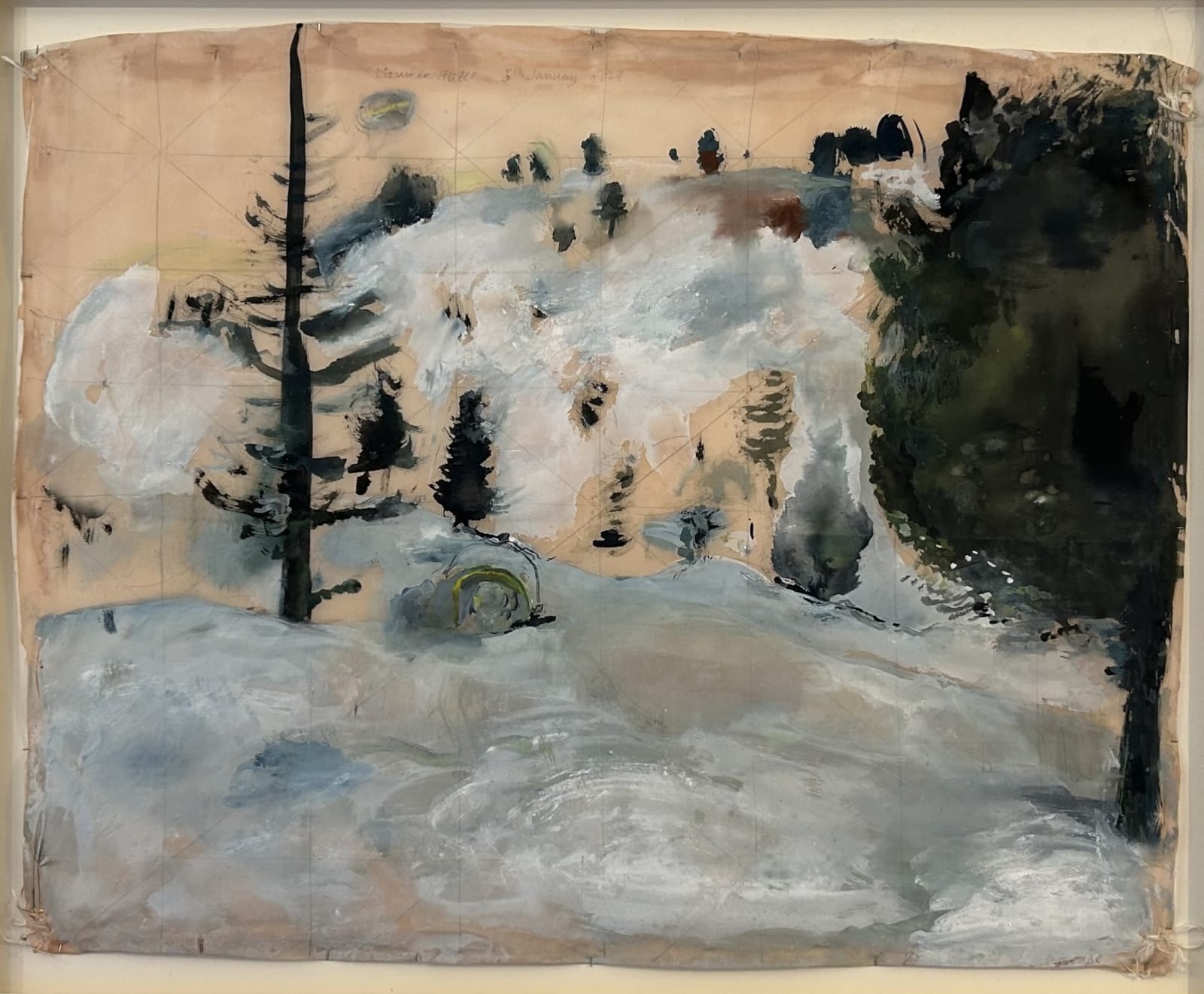 Oliver Dorrell, Lizumer Hütte, 5th January (Shrine Under Snow)., 2024