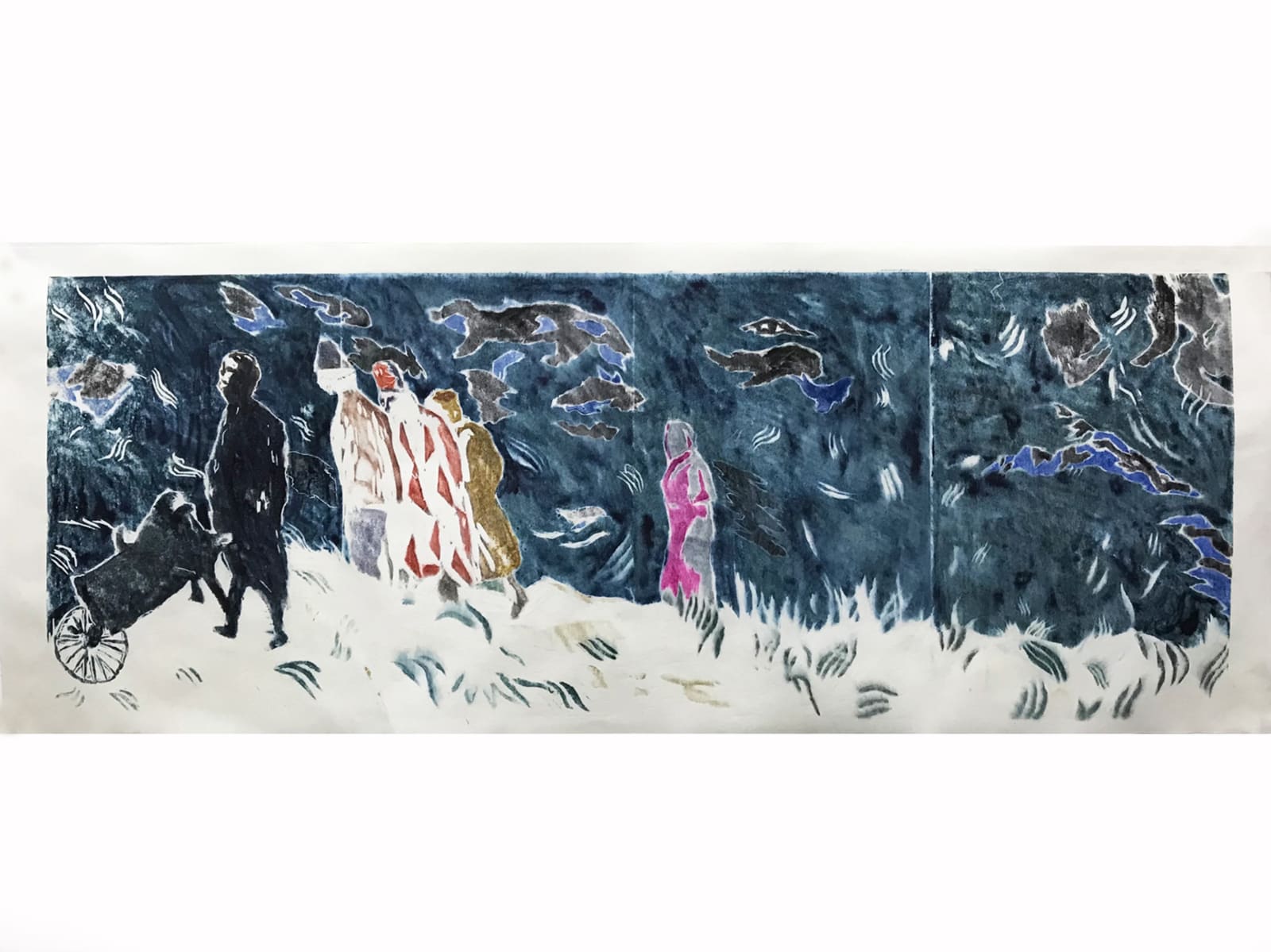 Phil Goss, Figures in Dunes II, 2022