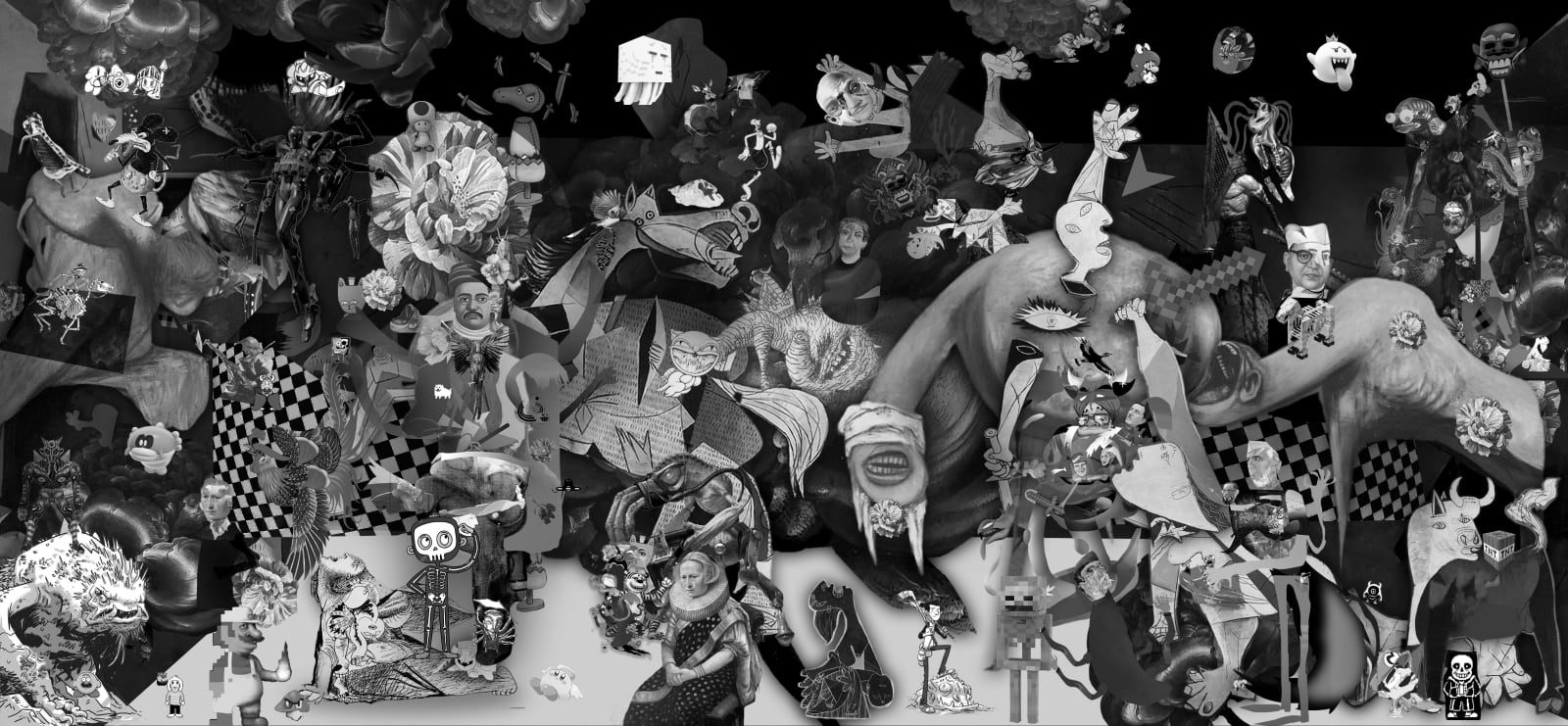 Raghava KK, Guernica 3.0, 2020