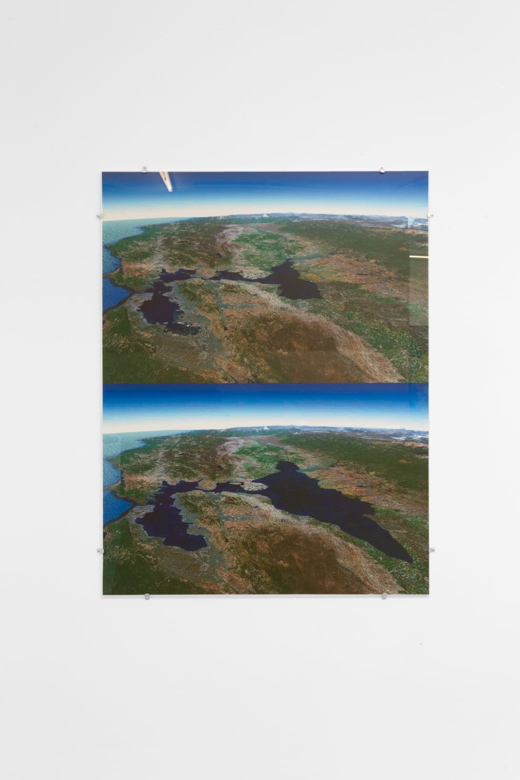 The Harrison Studio, When the Oceans Rise 3 Meters a VastEstuarial Lagoon Arises in the CentralValley of California (Counter Extinction Work III), 2009