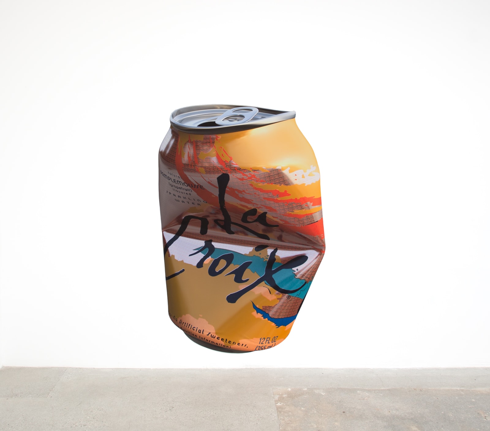 Asha Schechter, Pamplemousse La Croix (Crumpled), 2016