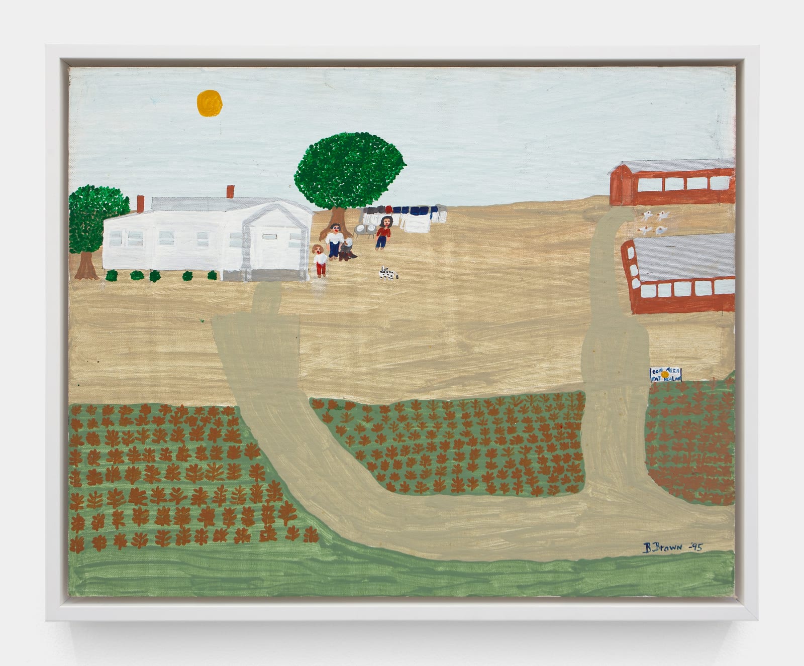 Betty Brown, Conagra Pat Healm- with family, 1995
