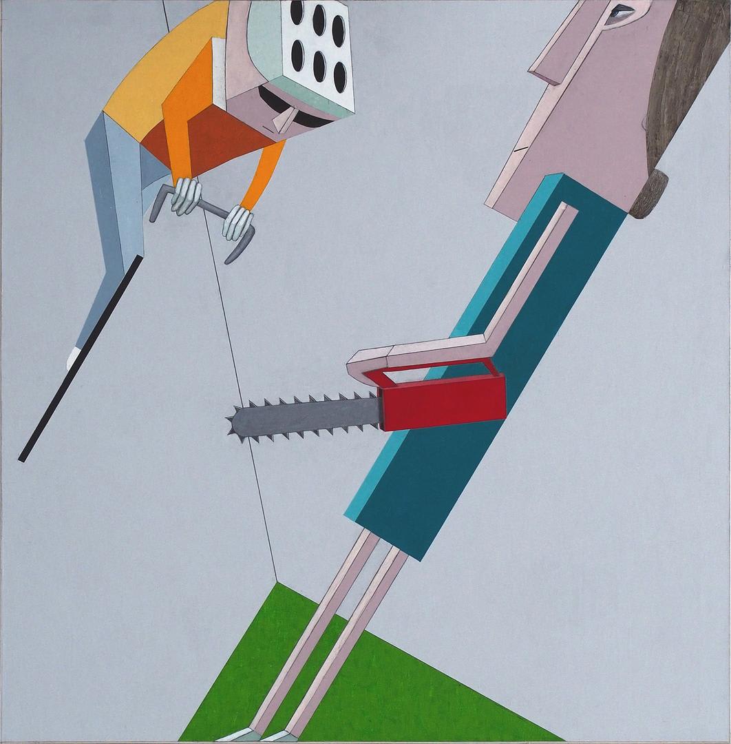 Mernet Larsen, Chainsawer and Bicyclist, 2014