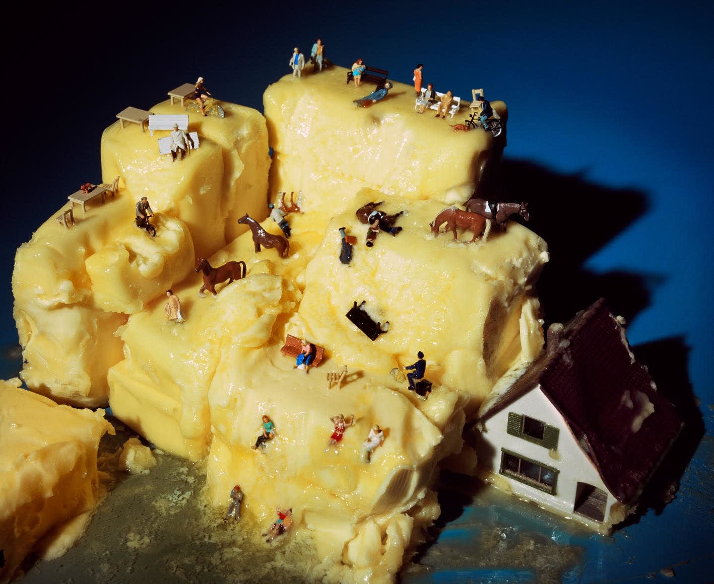 Jorgge Menna Barreto, Butter Architecture (Various Small Fires) , 2022