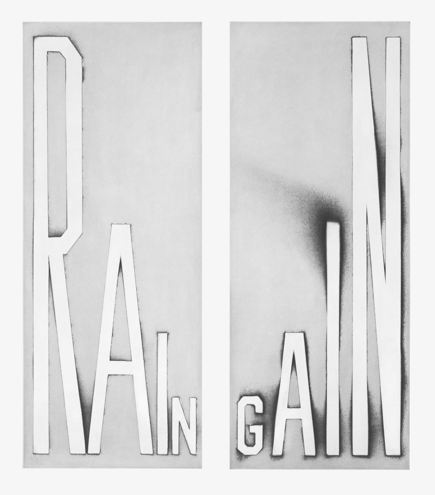 Ed Ruscha, Rain Gain, 2014