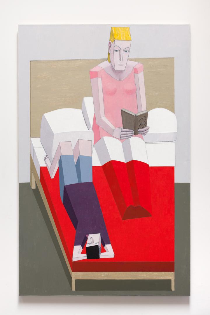 Mernet Larsen, Reading in Bed, 2015