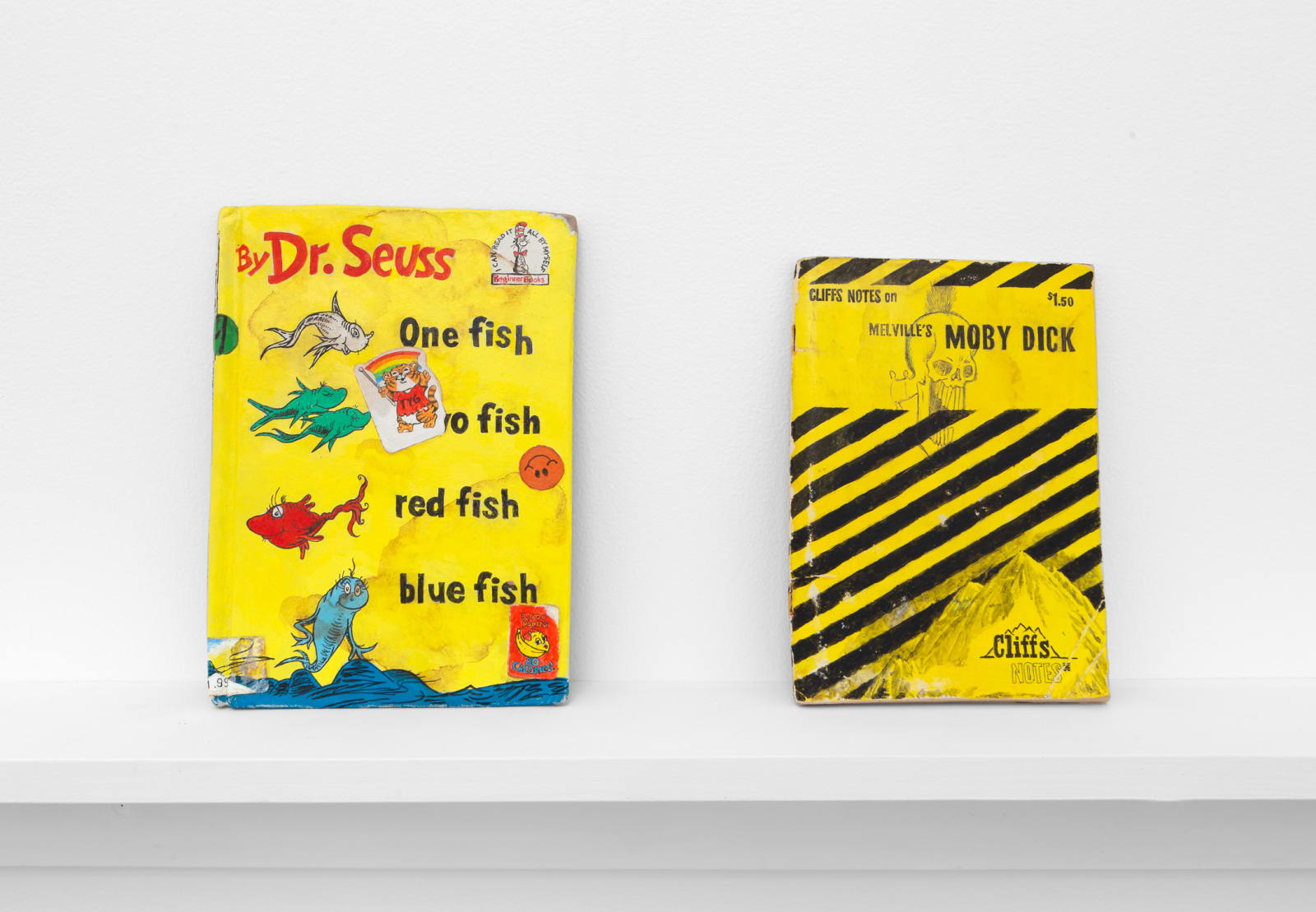Kristen Morgin, Two Yellow Books About Fish, 2019