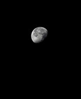 Trevor Paglen, Dead Military Navigation Satellite (Cosmos 985) Near the Disk of the Moon, 2012