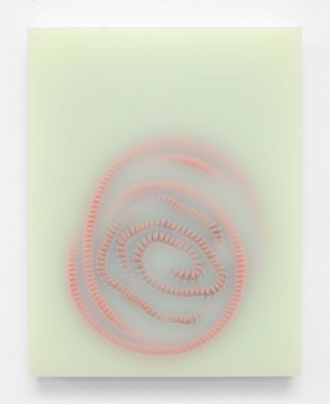 Rosha Yaghmai, Panel, Green Pink, 2016