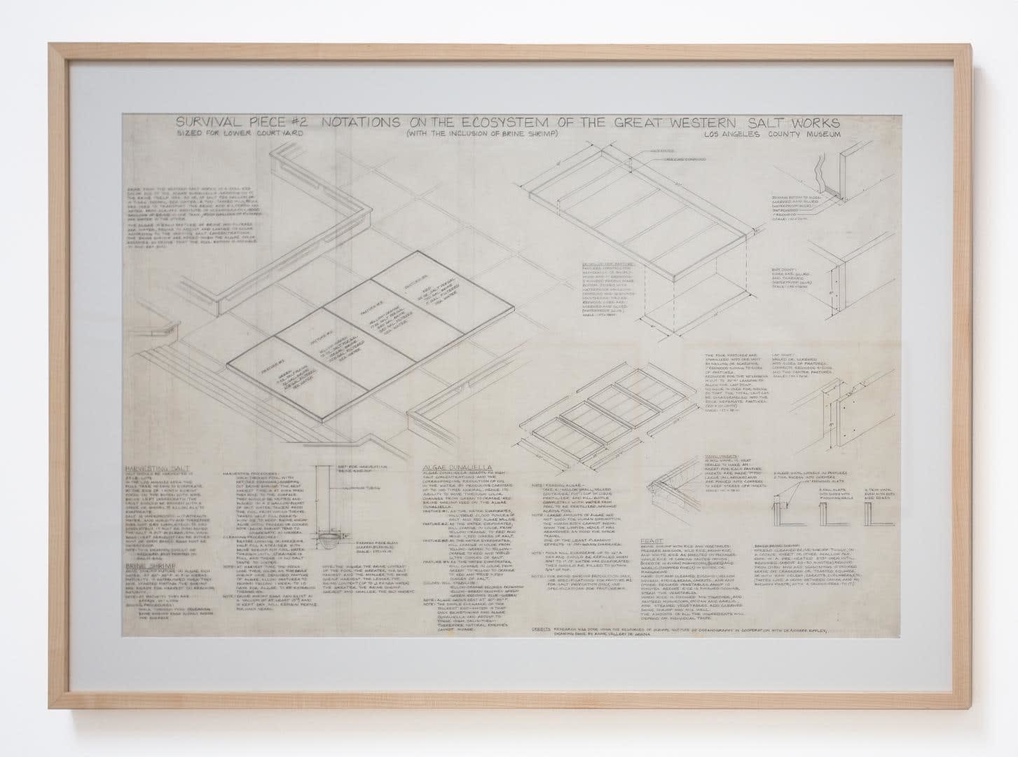 The Harrison Studio, Survival Piece #2: Notations on the Ecosystem of the Great Western Salt Works, 1971
