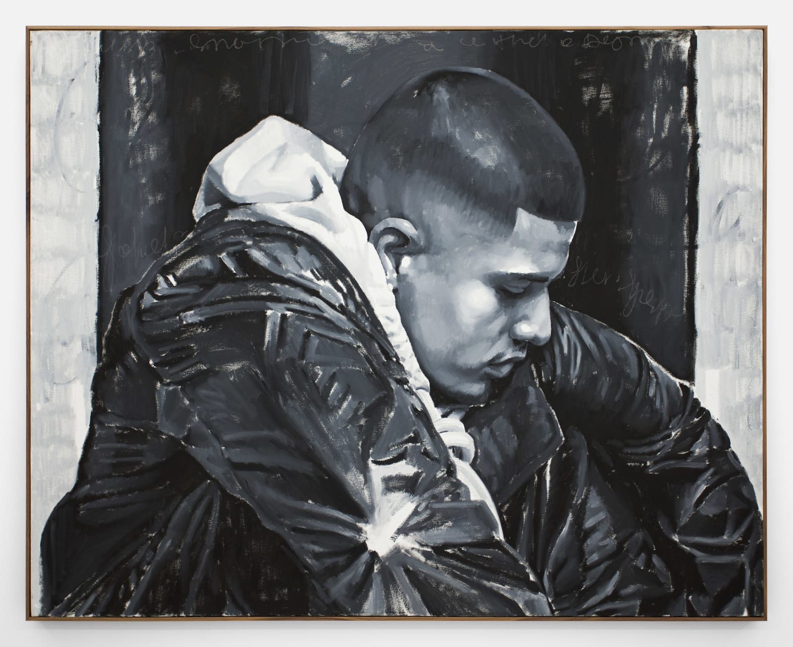 Kohshin Finley, Portrait of Delfin, in Reflection, 2022