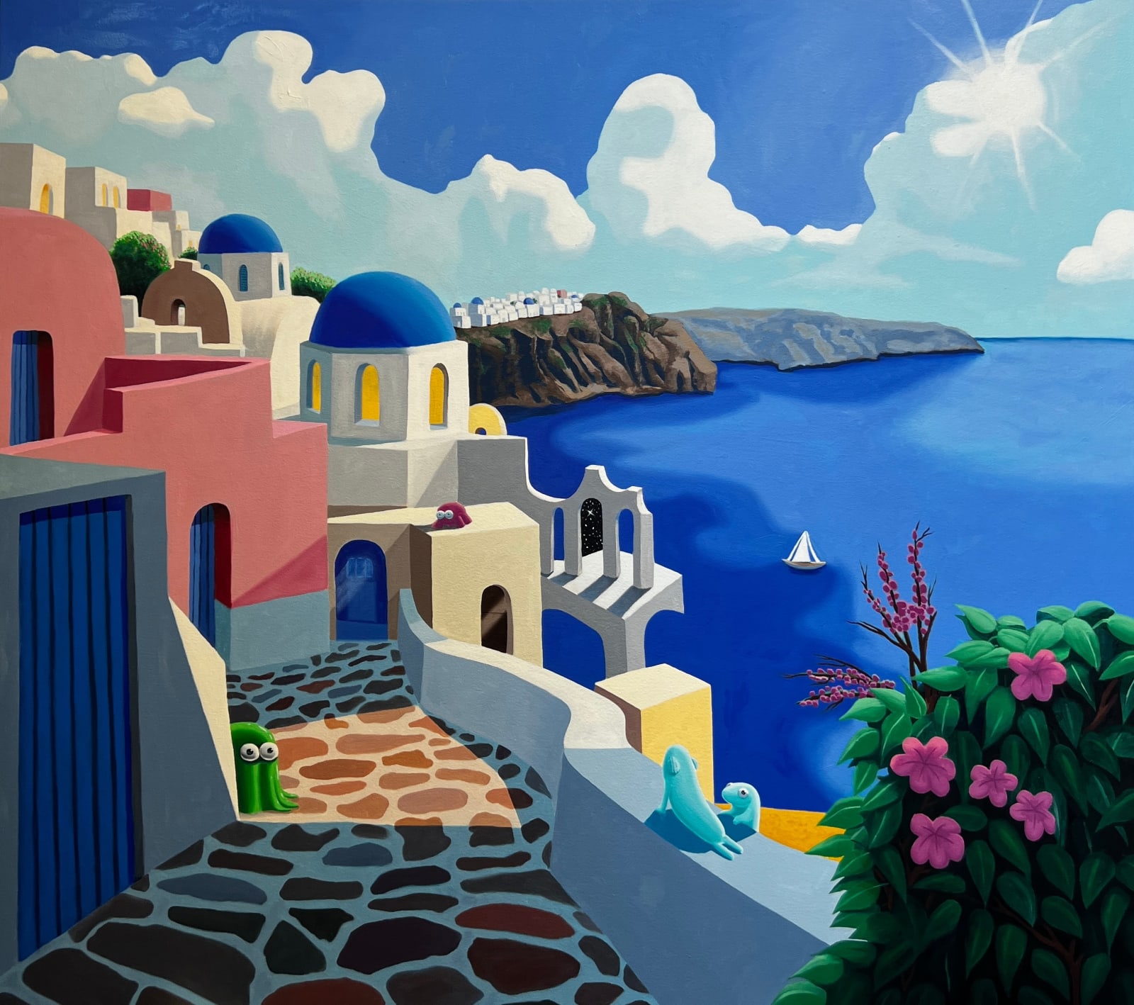 LALO, Big Stretch (Santorini), 2025