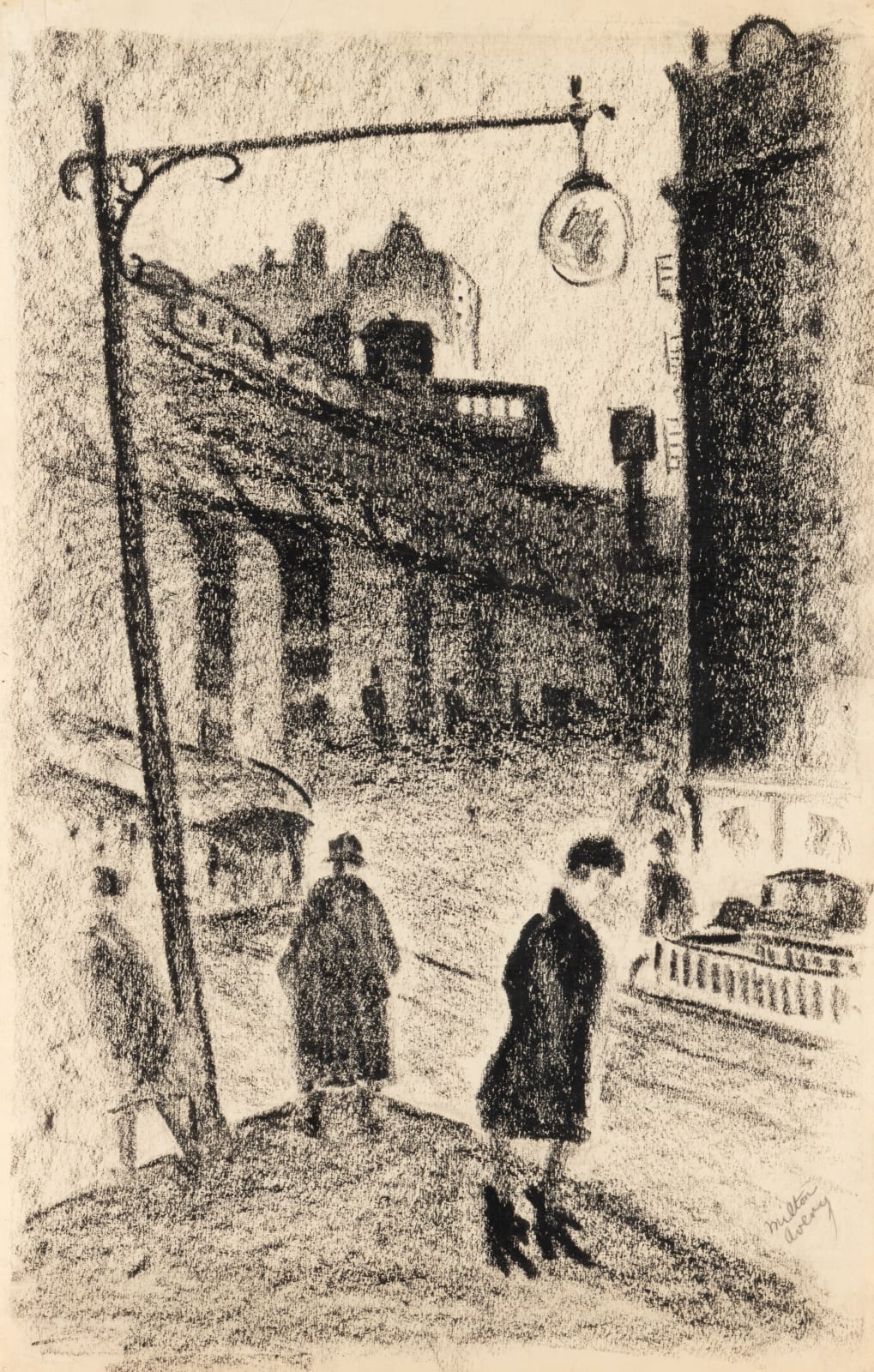 Milton Avery, Untitled (The El), c. late 1920s