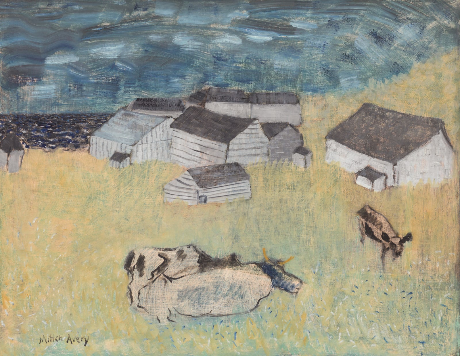 Milton Avery, Gaspé Village, 1939