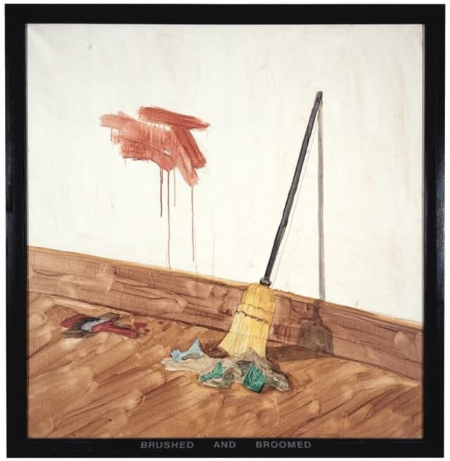 Neil Jenney, Brushed and Broomed, 1969