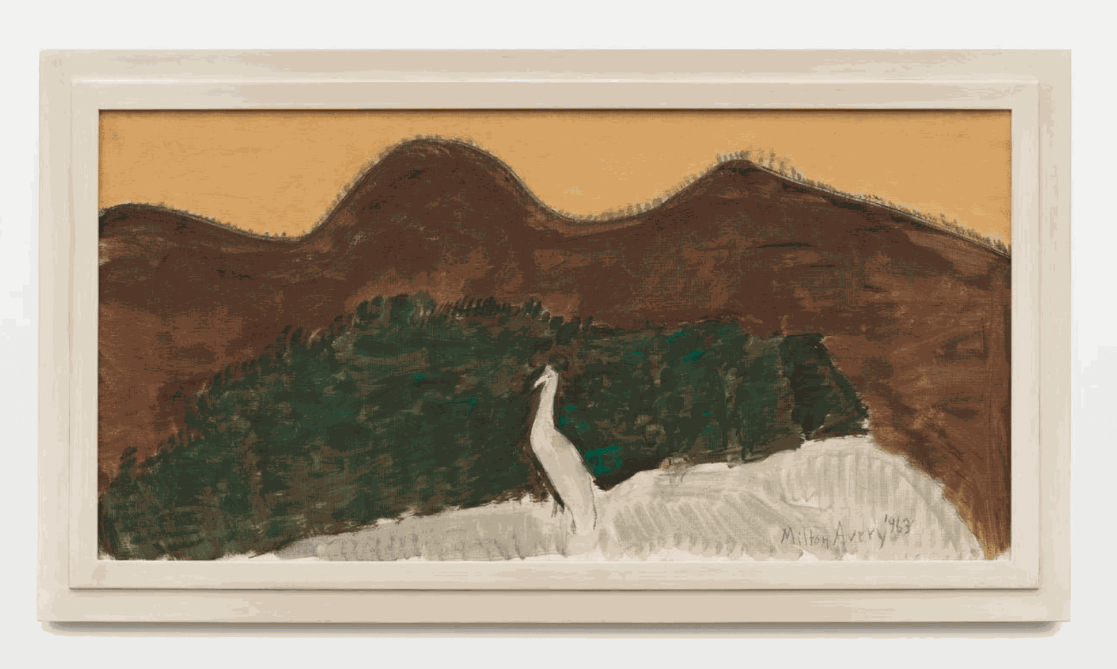 Milton Avery, Bird and Mountain, 1963