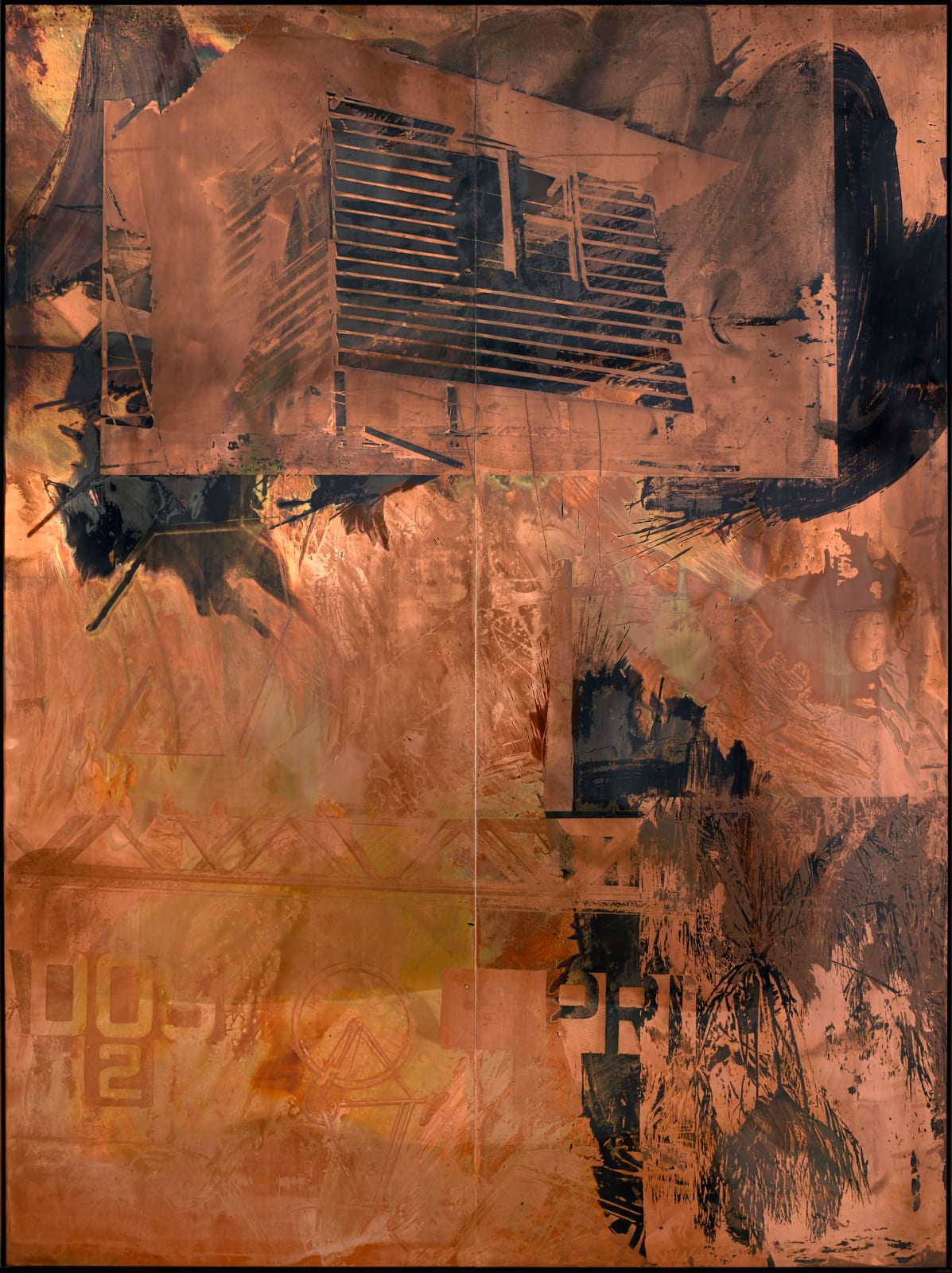 Robert Rauschenberg, Brulée, 1991