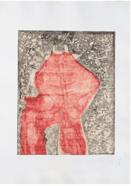 Wifredo Lam , 6 original color etchings on paper from the series “Images”, 1962