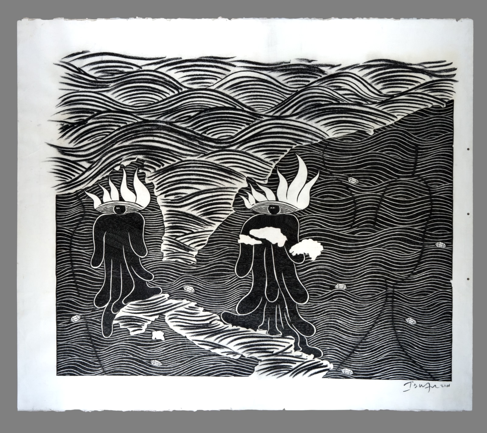 Ibrahim Miranda, Lágrimas Negras (Estudio 1) (Black tears), 2000