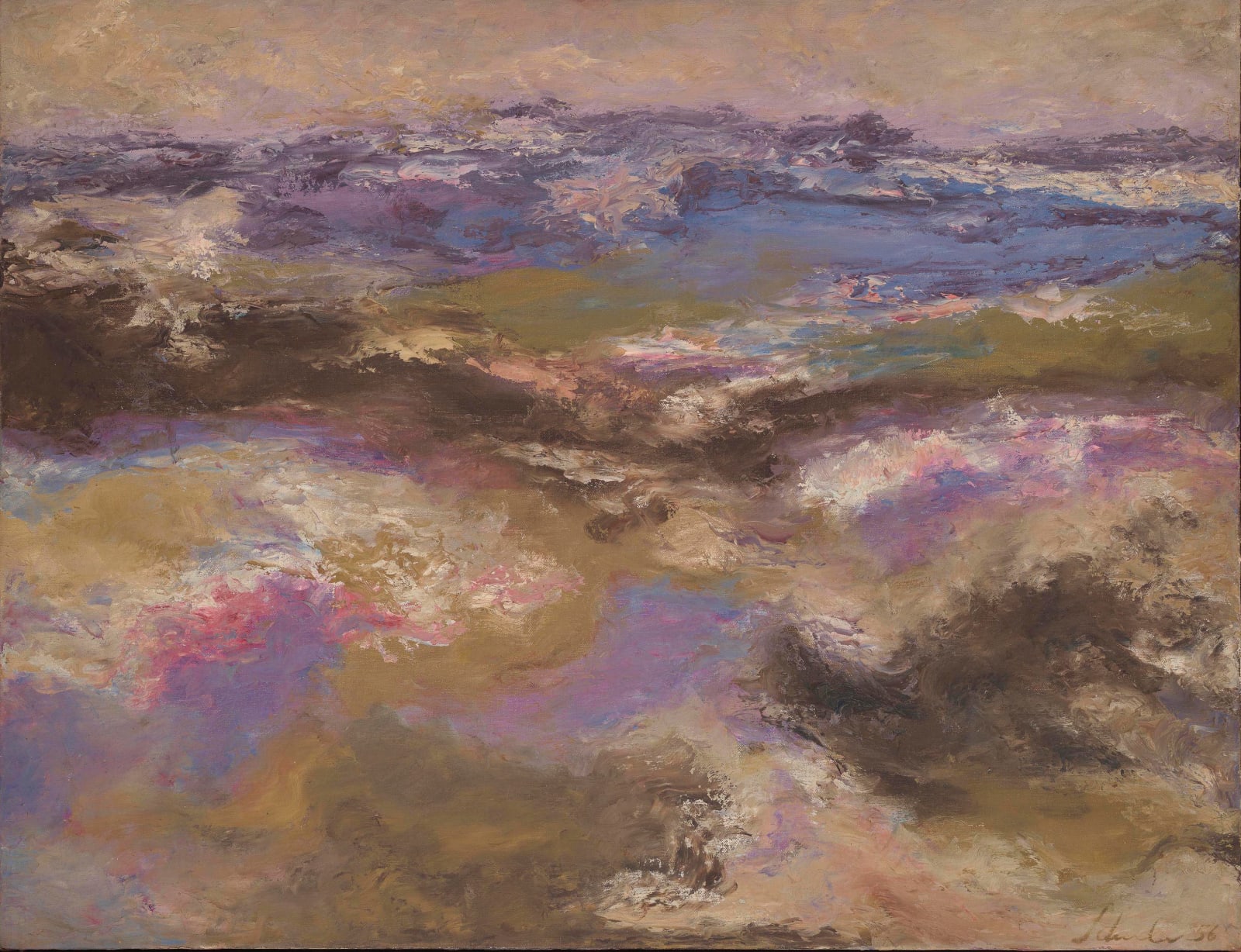 Jon Schueler, Evening Landscape, Martha’s Vineyard, Summer 1956, 1956