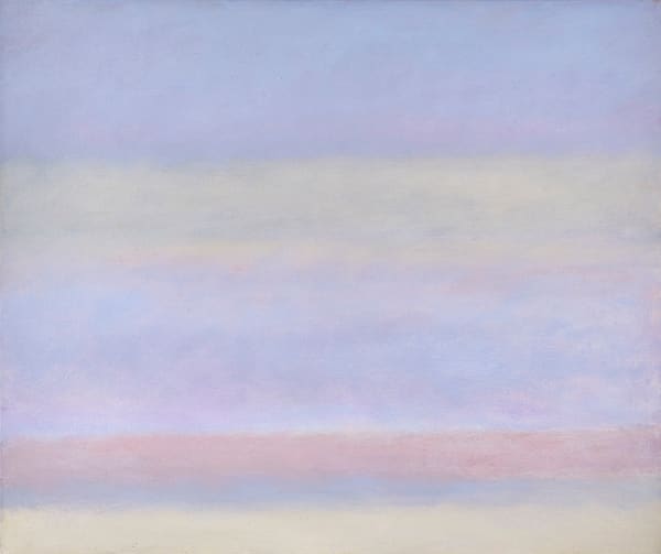 Jon Schueler, Mood with Magda: Blues and Greys, 1974