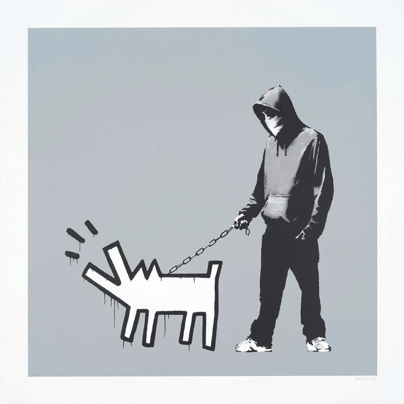 Banksy, Choose Your Weapon (Grey) , 2010