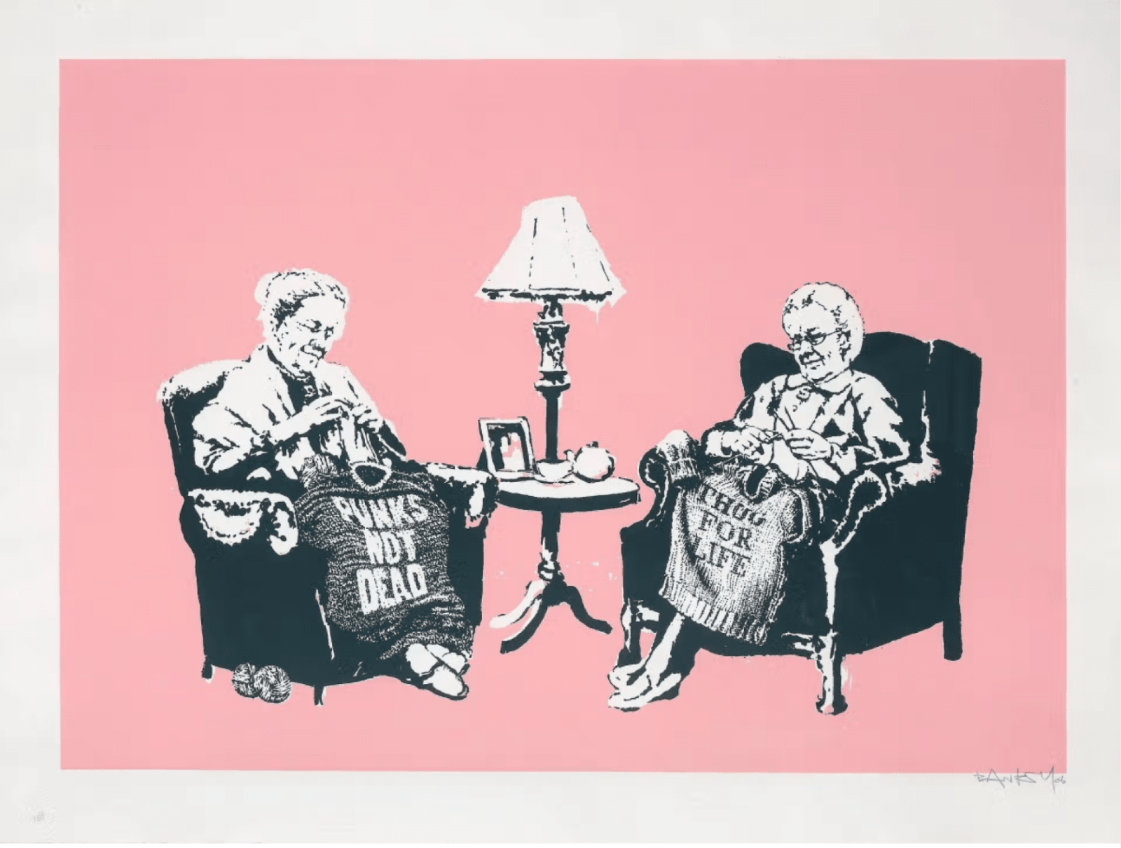 Banksy, Grannies , 2006