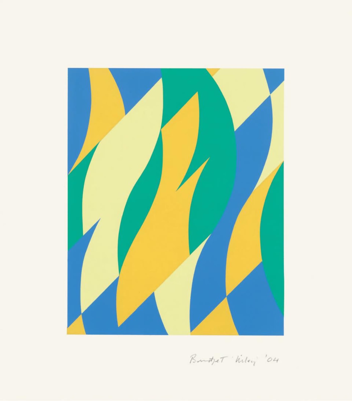 Bridget Riley, Fold , 2004