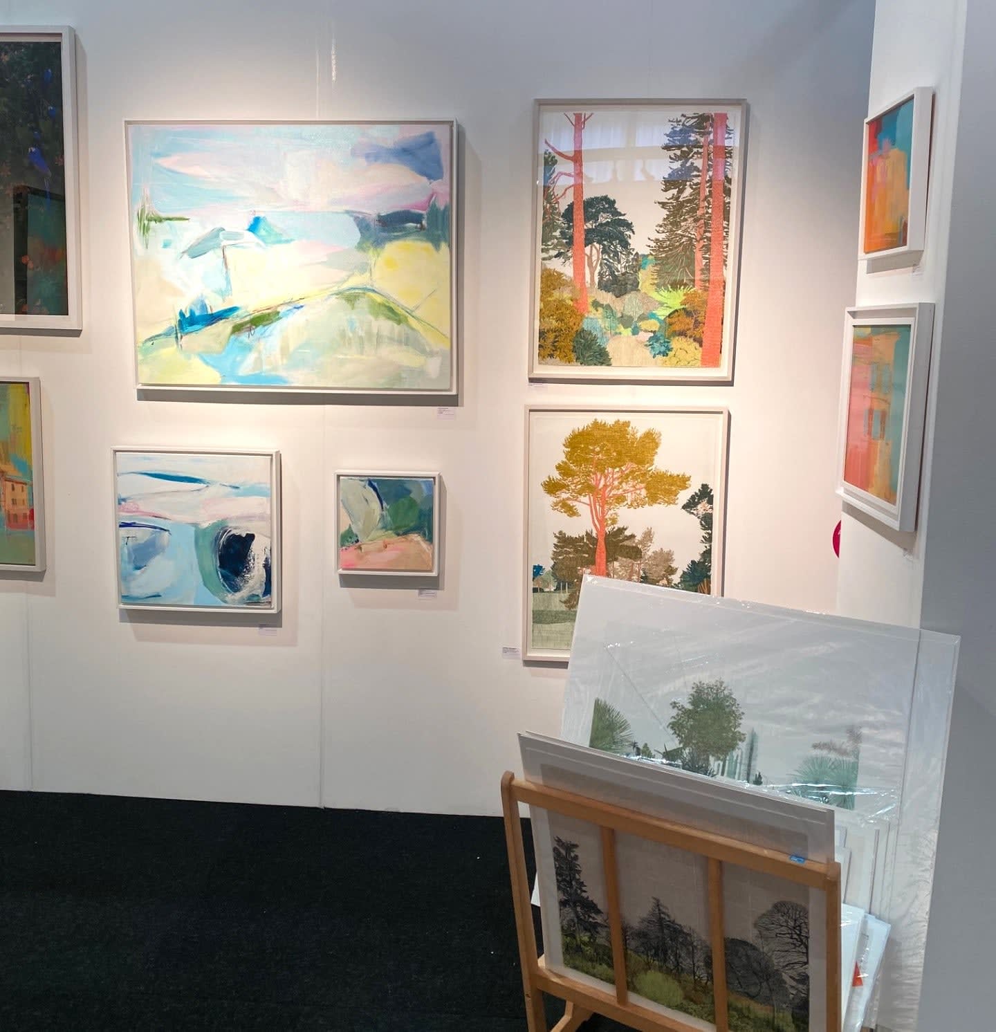 Drawings - Clare Halifax, Big Trees at Royal Botanic Gardens Edinburgh