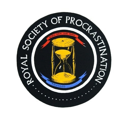 Martin Grover, Royal Society of Procrastination